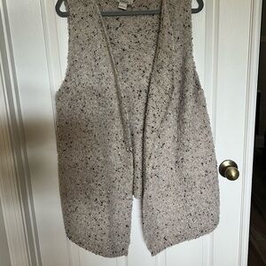 Bob Timberlake Speckled Open Front Vest